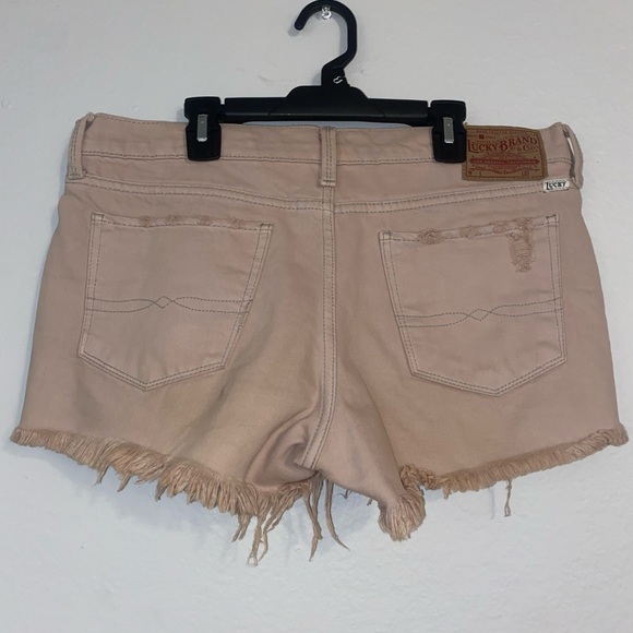 Lucky Brand Pink Jean Shorts - Picture 2 of 4